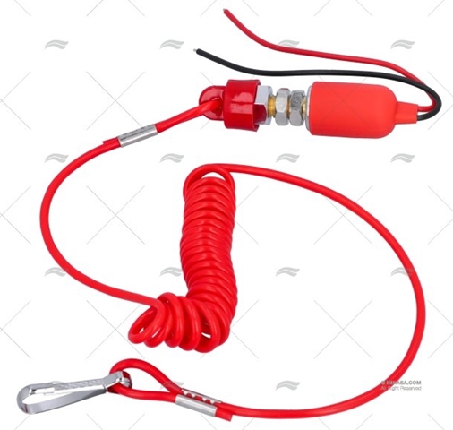 Desconectador Motor Abierto Rojo