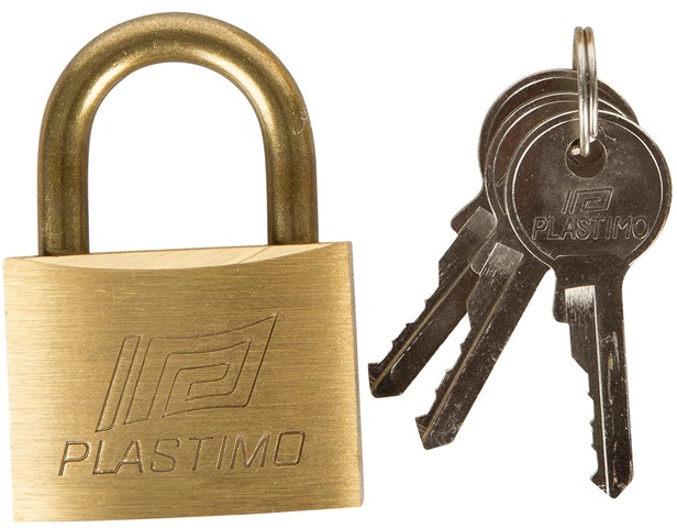Candado Laton PLASTIMO