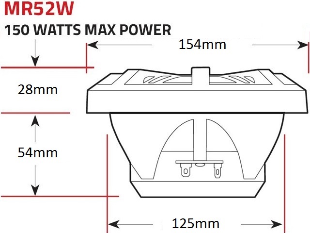 Altavoces BOSS AUDIO MR52W
