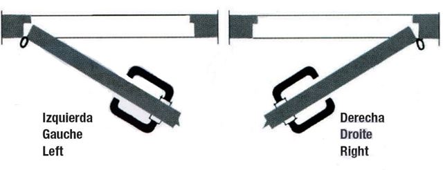 Cerradura Laton 110x45