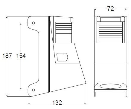 Foco Mastil HELLA 8505