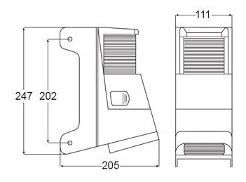 Foco Mastil HELLA 8504