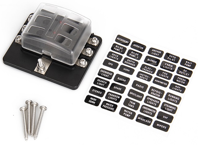 Caja Fusibles Tornillos