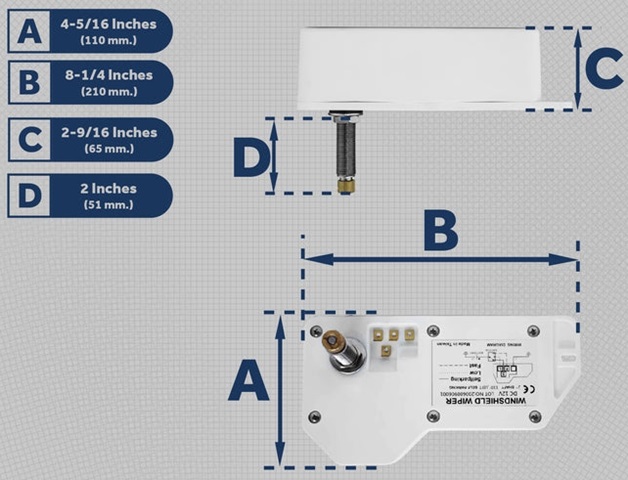 Motor Limpiaparabrisas TMC 00906