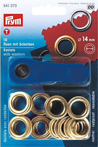 Ojales Laton PRYM 14mm