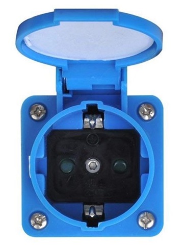 Adaptador CEE17 a Schucko Tapa