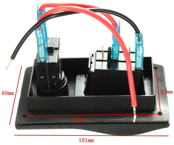 Panel Achique LED Rocker