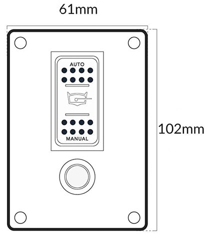 Panel Achique LED Rocker
