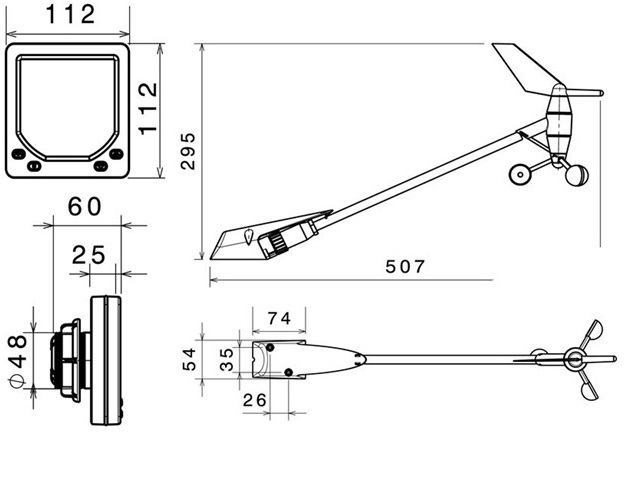 Anemometro ADVANSEA S400 Wind-a