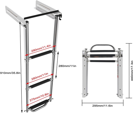 Escalera BP YOUNG MARINE Lock 3P