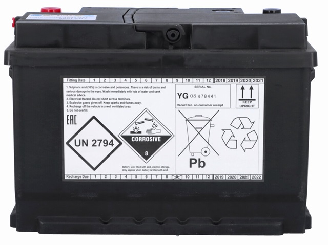 Bateria YUASA YBX1096 70Ah