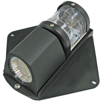 Foco Mastil + Luz Tope LED