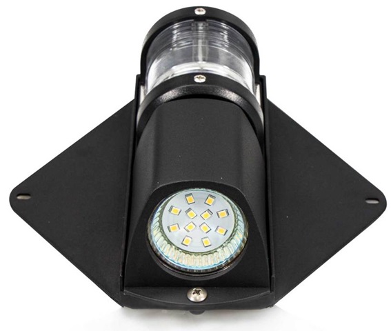 Foco Mastil + Luz Tope LED