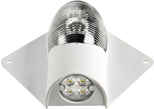 Foco Mastil + Tope SPHERA Blanco