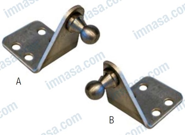 Soporte Bola 10x30 Inclinada