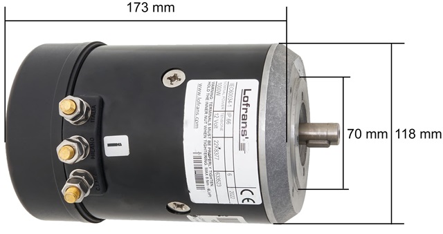 Motor LOFRANS 633523 1000W