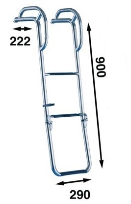Escalera Plataforma YOUNG MARINE Desmontable