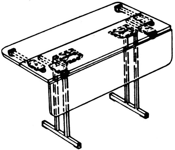Soporte Mesa Extensible Jimmy (2 uds)
