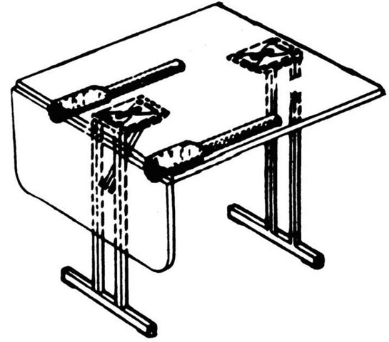 Soporte Mesa Extensible Jimmy (2 uds)