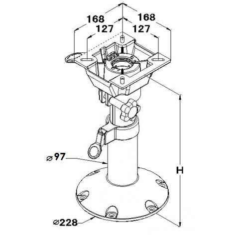 Pedestal Telescopico 87/73