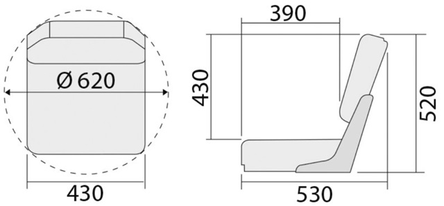 Asiento Reclinable Deluxe