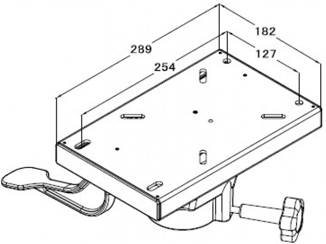 Pedestal Deslizante 73/60