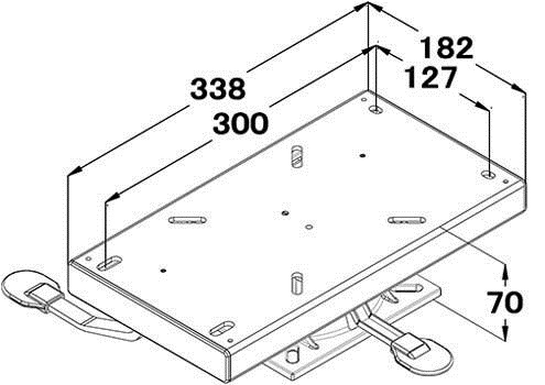 Pletina Deslizante ESM 338 Lock