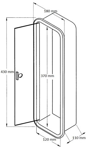 Cofre Extintor CANSB NI2423