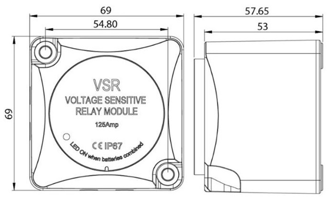 Rele Carga VSR YISMarine