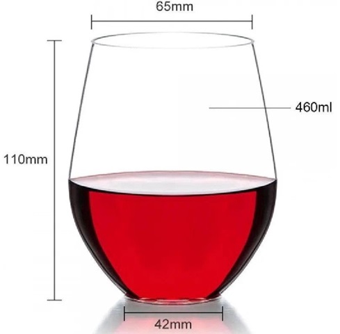Vaso DOVAH Tritan 460ml (4 uds)
