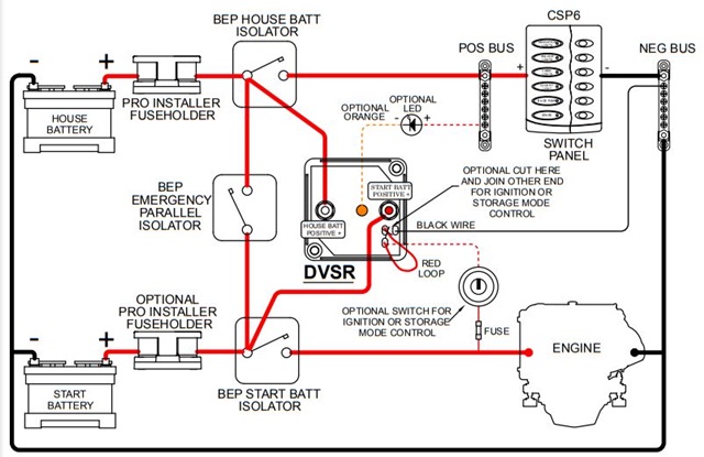 Rele Carga DVSR BEP Marine