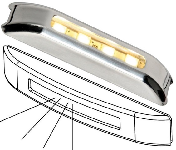 Luz Cortesia OSCULATI 71mm