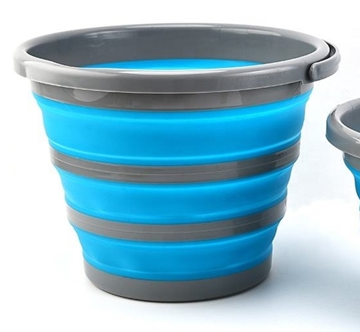 Cubo Plegable Azul 10L