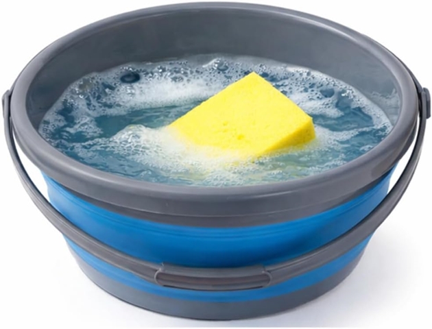 Cubo Plegable Azul 10L