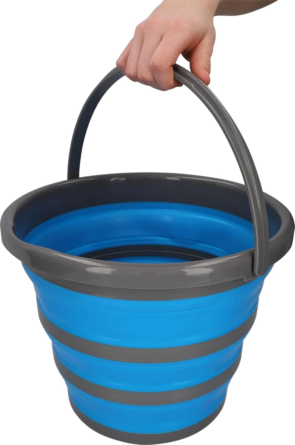 Cubo Plegable Azul 10L