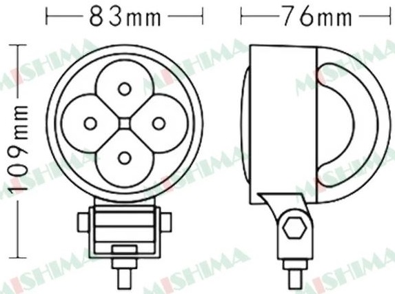 Foco LED 12W Redondo