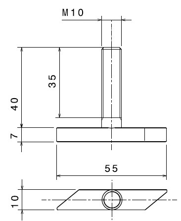 Tornillo Pantalan PLASTIMO