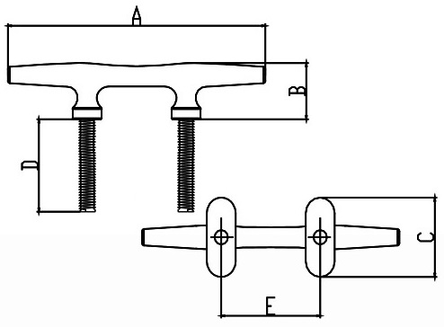 Cornamusa Inox Hollow