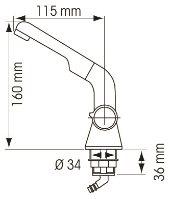 Grifo TALAMEX Simple