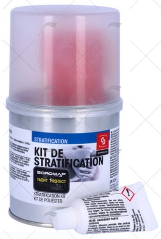 Kit Estratificacion Poliester 250gr
