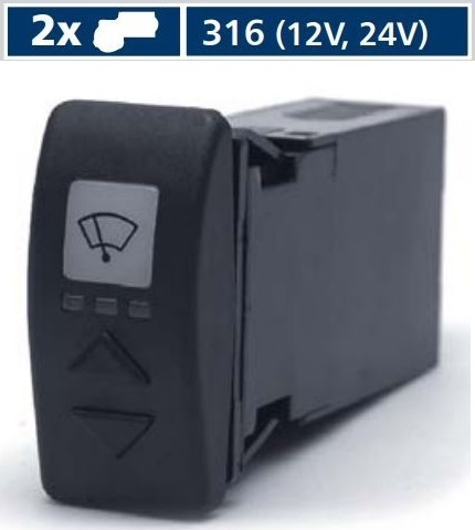 Interruptor Limpiaparabrisas DOGA 316 Dual