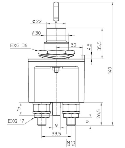 Interruptor Bateria CORMAR 250A