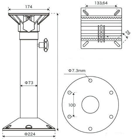 Pedestal TALAMEX