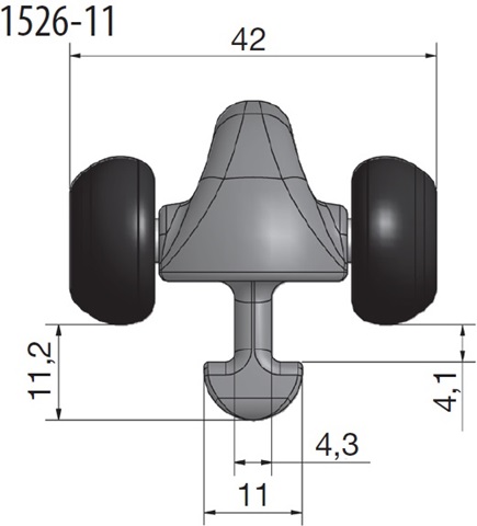 Patin RUTGERSON 1526-11