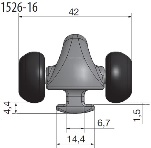 Patin RUTGERSON 1526-16