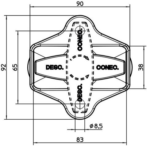 Desconectador CORMAR 500015 IP67