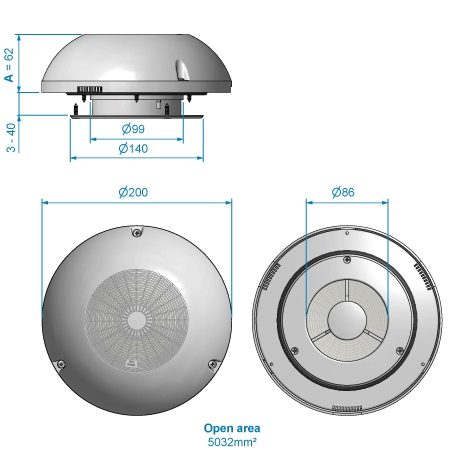 Aireador TMC 72001 ABS