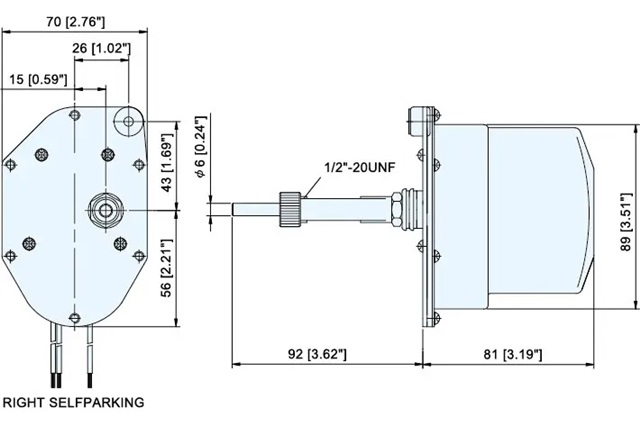 Limpiaparabrisas TMC 00021 110º