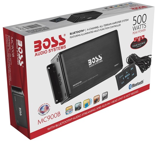 Amplificador BOSS AUDIO MC900B