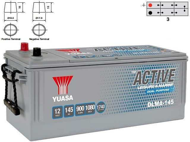 Bateria EFB YUASA DLMA-145
